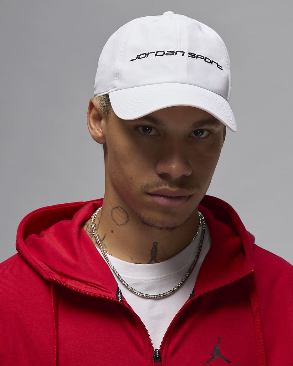 ★Nike★ Jordan Club Unstructured Hat White Black FZ2020100 Jordan Club Unstructured Hat 'Black/White' – TĀKOUT NY